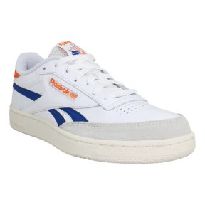 Sneakers Reebok Sport Club C Revenge Cuir Homme White Orange