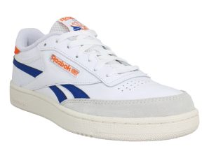 Sneakers Reebok Sport Club C Revenge Cuir Homme White Orange